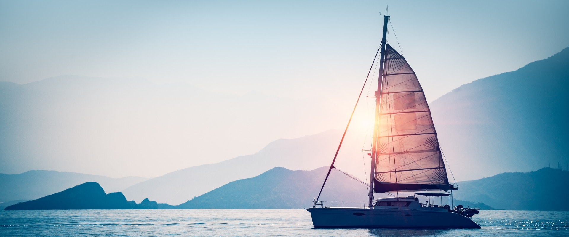 Segelschiff auf dem Meer